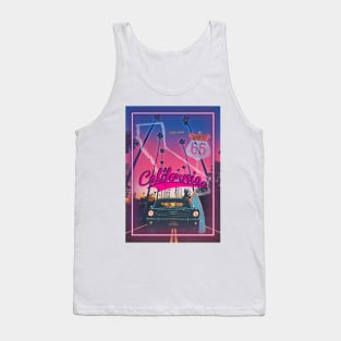 Southern California Mustang Poster Tank Top